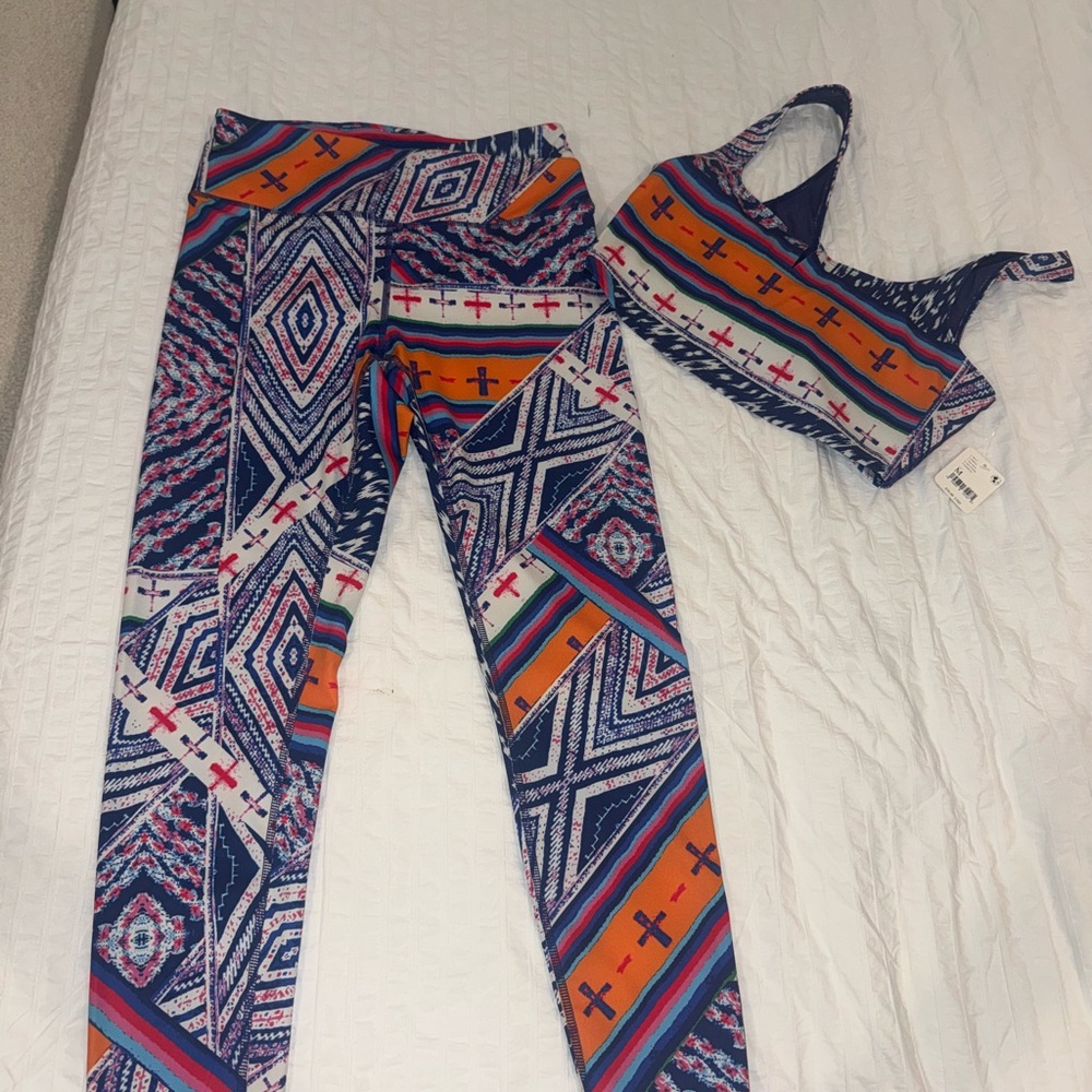 FP Movement Leggings and Sports Bra Set